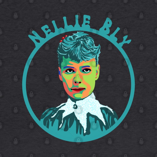 Nellie Bly Portrait by Slightly Unhinged